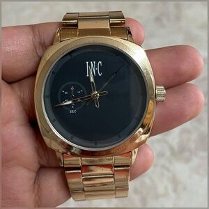 I.N.C. Men’s Gold Tone Watch
